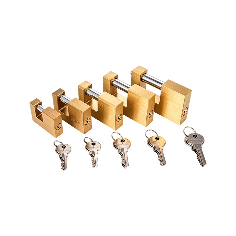 Brass Rectangular Padlock