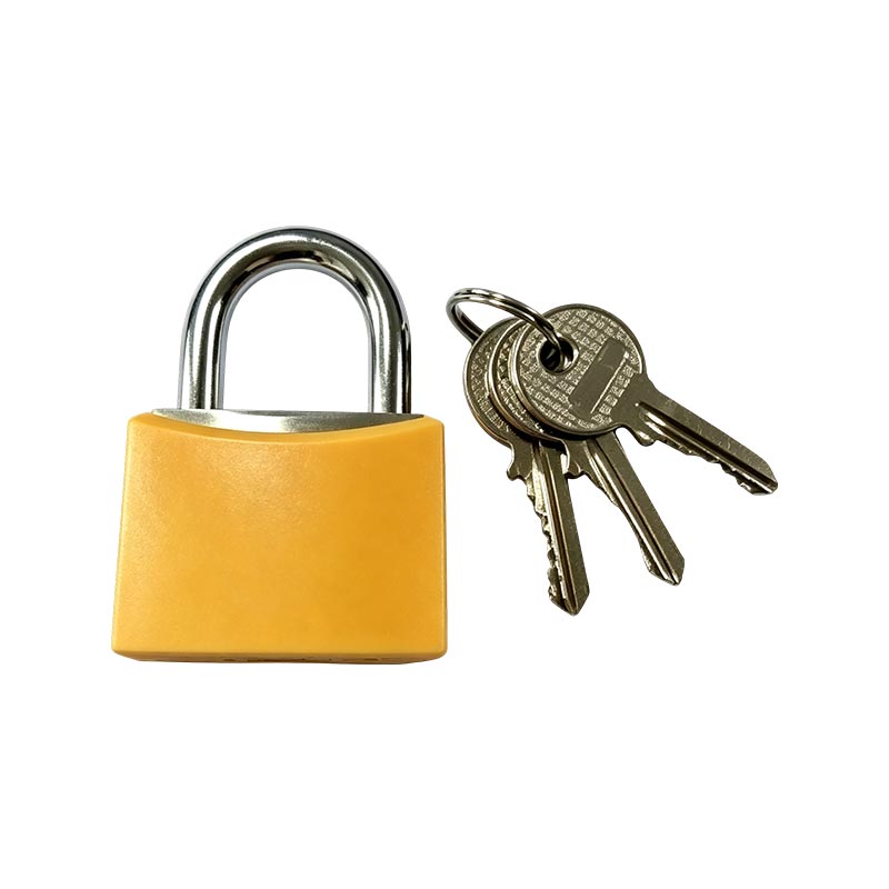 Arc-shaped Aluminum Padlock with ABS Cover