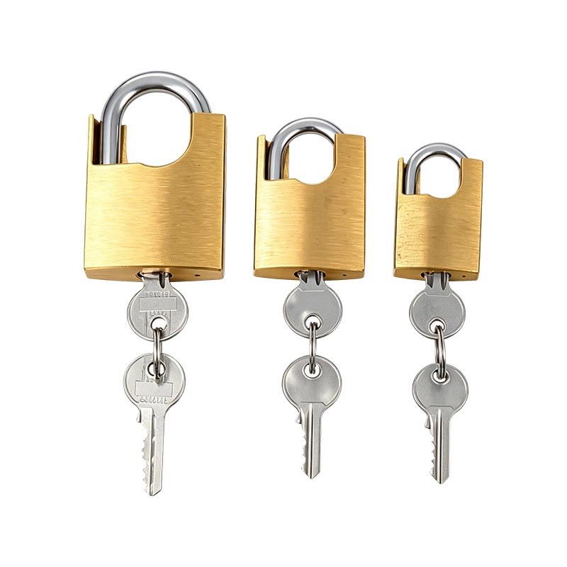 Brass Shrouded Shackle Padlock 