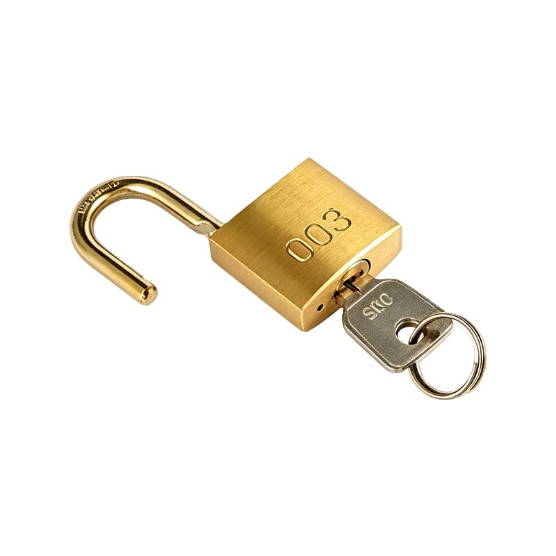 003 Fire Brass Padlock