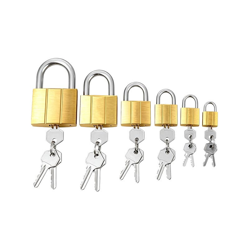 Double Slot Brass Padlock