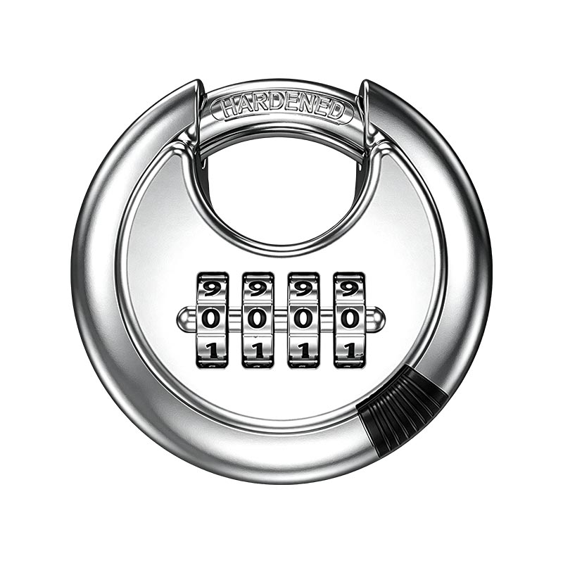 Stainless Steel Disc Combination Padlock