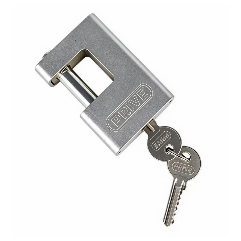 Armoured Brass Rectangular Padlock
